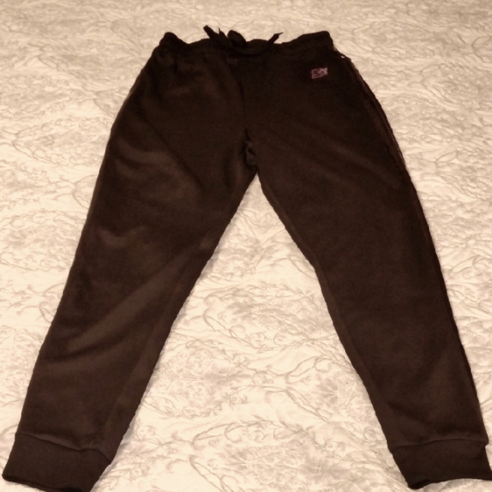 STARTER Black Label Woman's Side Stripe Insertion Jogger Pants, Size: S
